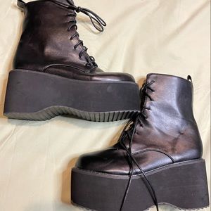 Platform booties